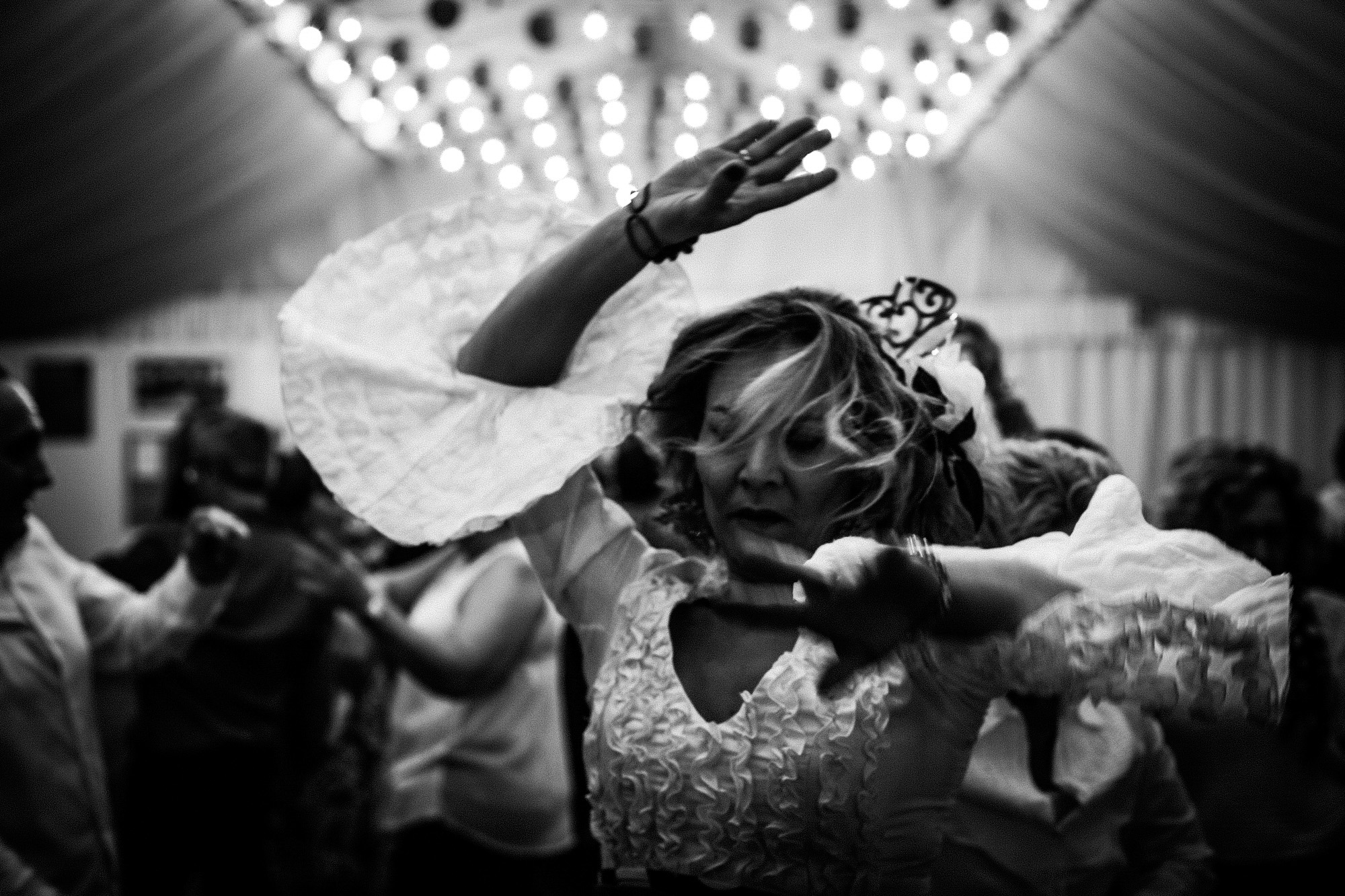 Portrait of a woman at Feria de Abril, in Barcelona